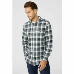 Mantaray Marl Block Check Shirt For Male -Cheap Mantaray Store unnamed file 1000