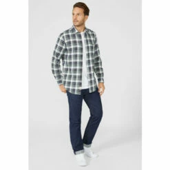 Mantaray Marl Block Check Shirt For Male -Cheap Mantaray Store unnamed file 1002