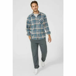 Mantaray Orange Check Overshirt For Male -Cheap Mantaray Store unnamed file 1014