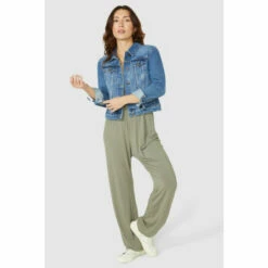 Mantaray Jersey V Neck Jumpsuit For Female -Cheap Mantaray Store unnamed file 1019