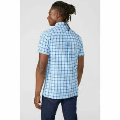 Mantaray Seablue Check Shirt For Male -Cheap Mantaray Store unnamed file 1074