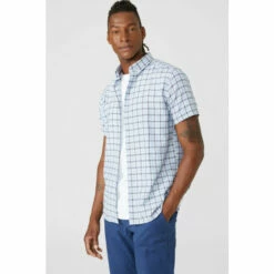 Mantaray Textured Check Shirt For Male -Cheap Mantaray Store unnamed file 1094