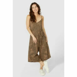 Mantaray Animal Printed Belted Jersey Jumpsuit For Female -Cheap Mantaray Store unnamed file 1112