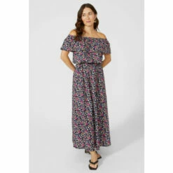 Mantaray Cotton Ditsy Printed Bardot Maxi Dress For Female 11 Mantaray Cotton Ditsy Printed Bardot Maxi Dress For Female -Cheap Mantaray Store unnamed file 1136