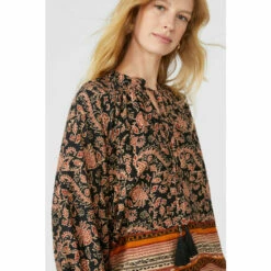 Mantaray Paisley Border Print Blouse For Female -Cheap Mantaray Store unnamed file 1145