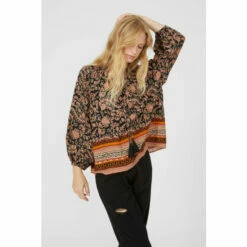 Mantaray Paisley Border Print Blouse For Female -Cheap Mantaray Store unnamed file 1148