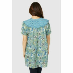 Mantaray Frill Yoke Floral Paisley Print Tunic For Female -Cheap Mantaray Store unnamed file 1167