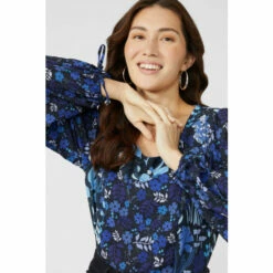 Mantaray Mix & Match Print Long Sleeve Top For Female -Cheap Mantaray Store unnamed file 119