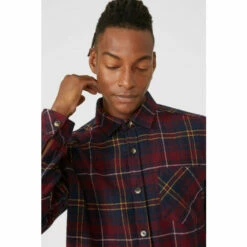 Mantaray Red Check Overshirt For Male -Cheap Mantaray Store unnamed file 1192
