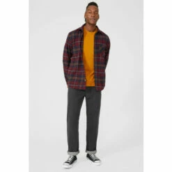 Mantaray Red Check Overshirt For Male -Cheap Mantaray Store unnamed file 1194