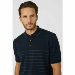 Maine Placement Striped Knitted Polo For Male -Cheap Mantaray Store unnamed file 1210