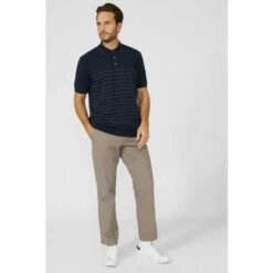 Maine Placement Striped Knitted Polo For Male -Cheap Mantaray Store unnamed file 1212