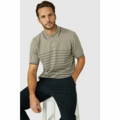 Maine Placement Striped Knitted Polo For Male -Cheap Mantaray Store unnamed file 1214