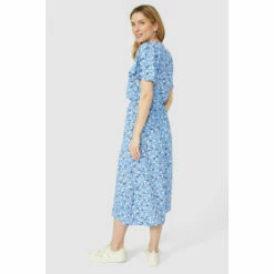 Mantaray Ditsy Print Shirred Waist V Neck Midi Dress For Female 10 Mantaray Ditsy Print Shirred Waist V Neck Midi Dress For Female -Cheap Mantaray Store unnamed file 1229