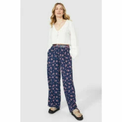 Mantaray Floral Print Dobby Trouser For Female -Cheap Mantaray Store unnamed file 1238