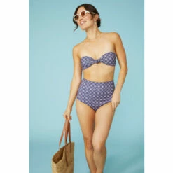 Mantaray Geo Printed Bandeau Bikini Top For Female -Cheap Mantaray Store unnamed file 1296