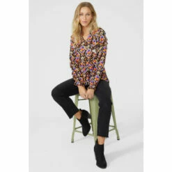 Mantaray Long Sleeve Frill Detail Blouse For Female -Cheap Mantaray Store unnamed file 1320