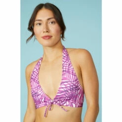 Mantaray Palm Printed Halter Bikini Top For Female -Cheap Mantaray Store unnamed file 1331