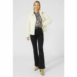 Mantaray Shirred Front Frill Neck Blouse For Female -Cheap Mantaray Store unnamed file 1357