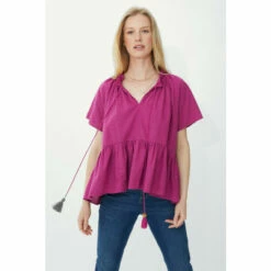 Mantaray Tassle Tie Frill Hem Top For Female 13 Mantaray Tassle Tie Frill Hem Top For Female -Cheap Mantaray Store unnamed file 1377