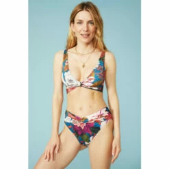 Mantaray Bold Floral Twist Front Bikini Top For Female -Cheap Mantaray Store unnamed file 1383