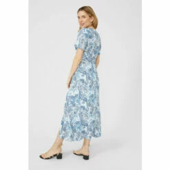 Mantaray Short Sleeve Printed Wrap Dress For Female -Cheap Mantaray Store unnamed file 1394