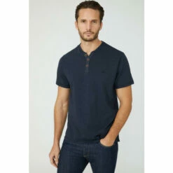 Mantaray Slub Y Neck T-shirt For Male -Cheap Mantaray Store unnamed file 141