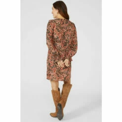 Mantaray Paisley Printed Frill Yoke Dress For Female -Cheap Mantaray Store unnamed file 1412