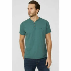 Mantaray Slub Y Neck T-shirt For Male -Cheap Mantaray Store unnamed file 143