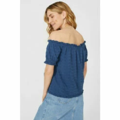 Mantaray Broderie Bardot Top For Female -Cheap Mantaray Store unnamed file 1431