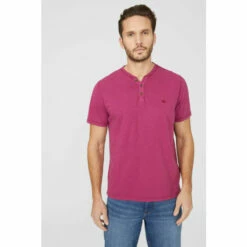 Mantaray Slub Y Neck T-shirt For Male -Cheap Mantaray Store unnamed file 144