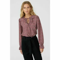 Mantaray Floral Printed Frill Detail Blouse For Female -Cheap Mantaray Store unnamed file 1444