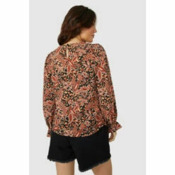 Mantaray Paisley Printed Frill Top For Female -Cheap Mantaray Store unnamed file 1483