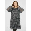 Mantaray Paisley Print Button Front Chiffon Tunic Dress For Female