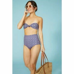 Mantaray Geo Printed High Waisted Bikini Pants For Female -Cheap Mantaray Store unnamed file 1546