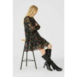 Mantaray Floral Print Chiffon Tiered Tunic Dress For Female -Cheap Mantaray Store unnamed file 1597