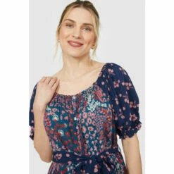 Mantaray Puff Sleeve Floral Mix & Match Maxi Dress For Female 8 Mantaray Puff Sleeve Floral Mix & Match Maxi Dress For Female -Cheap Mantaray Store unnamed file 1613