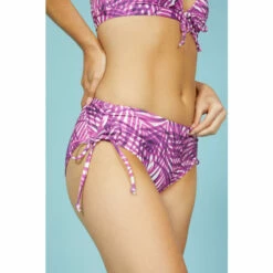 Mantaray Palm Printed Ruched Side Bikini Pants For Female -Cheap Mantaray Store unnamed file 1637