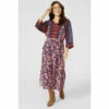 Mantaray Bold Floral Printed Maxi Dress For Female