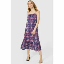 Mantaray Boho Tile Printed Maxi Dress For Female -Cheap Mantaray Store unnamed file 1650