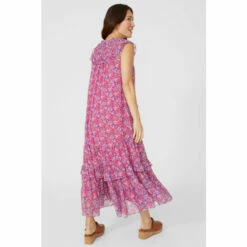 Mantaray Sleeveless Frill Yoke Paisley Print Dress For Female -Cheap Mantaray Store unnamed file 1661