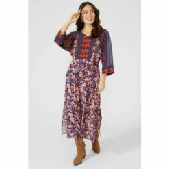 Mantaray Bold Floral Printed Maxi Dress For Female -Cheap Mantaray Store unnamed file 168