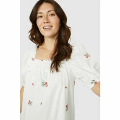 Mantaray Floral Embroidered Smock Dress For Female -Cheap Mantaray Store unnamed file 1680