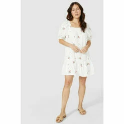 Mantaray Floral Embroidered Smock Dress For Female -Cheap Mantaray Store unnamed file 1682