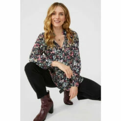 Mantaray Camo Print Tie Detail Tunic Shirt For Female -Cheap Mantaray Store unnamed file 1693