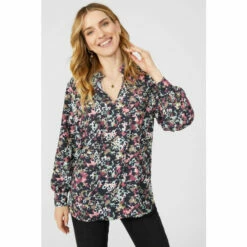 Mantaray Camo Print Tie Detail Tunic Shirt For Female -Cheap Mantaray Store unnamed file 1694