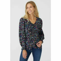 Mantaray Ditsy Print Ruched Detail Blouse For Female 11 Mantaray Ditsy Print Ruched Detail Blouse For Female -Cheap Mantaray Store unnamed file 1700
