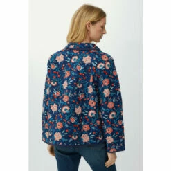 Mantaray Leafy Floral Print Collar Quilted Jacket For Female -Cheap Mantaray Store unnamed file 1710