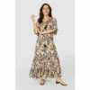 Mantaray Floral Tie Waist Maxi Dress For Female