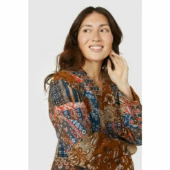 Mantaray Patchwork Print Quilted Jacket For Female -Cheap Mantaray Store unnamed file 1720